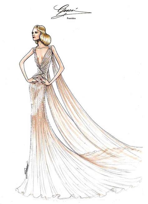 gucci sketches met gala